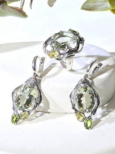 Серебряные серьги